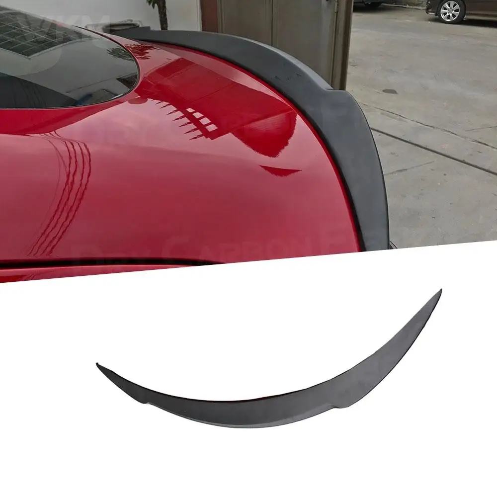 

Car Rear Trunk Wing Spoiler For Tesla model 3 2017-2019 Rear Trunk Boot Lip Wing Spoiler R Style Acessaries