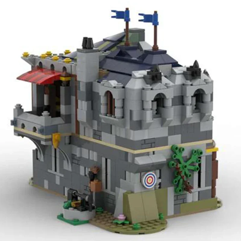 Moc blocos de construção modelo militar o retiro do cavaleiro tijolos técnicos diy montagem brinquedos construção para crianças presentes do feriado