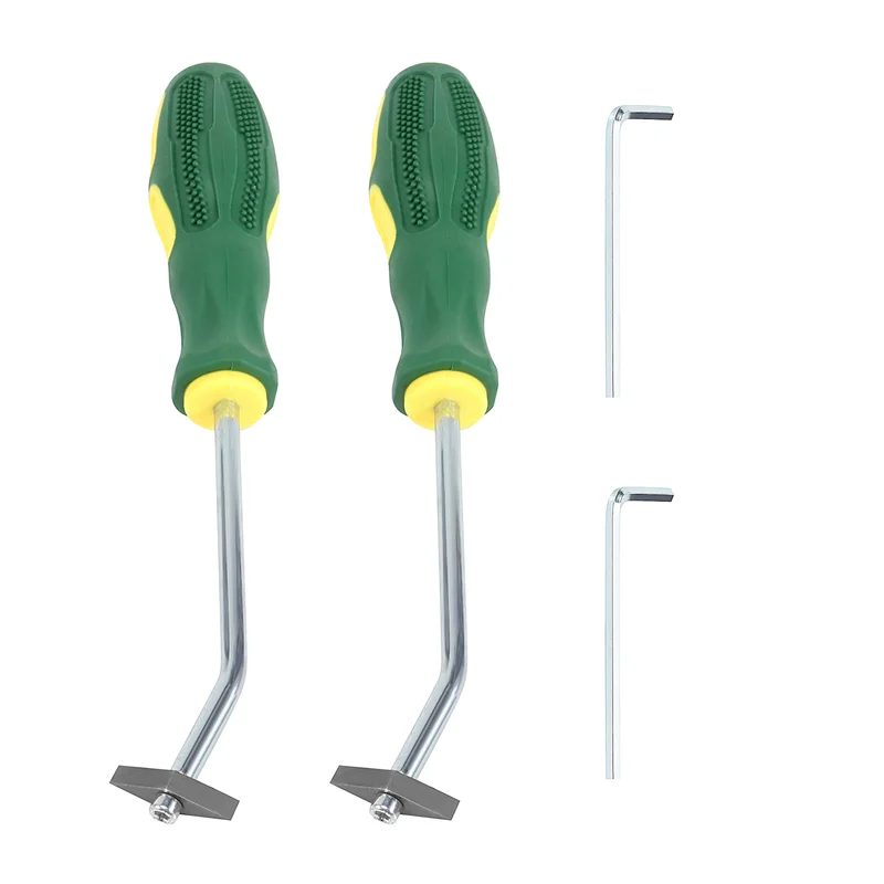 A44F-2Set أداة إزالة الجص مزيل السد أداة إزالة الصواميل الجص تنظيف أداة للمنزل مكتب بلاط المفاصل وتنظيف الأرضيات