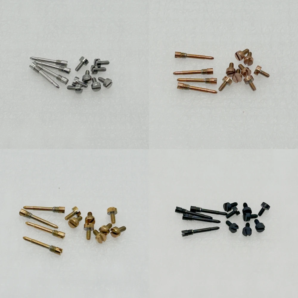 Silver Black Rose Gold Strap Back Cover Screw Suitable for A P Royal Oak NH35 NH36 VK63 Automatic Quartz Watch Case No Logo