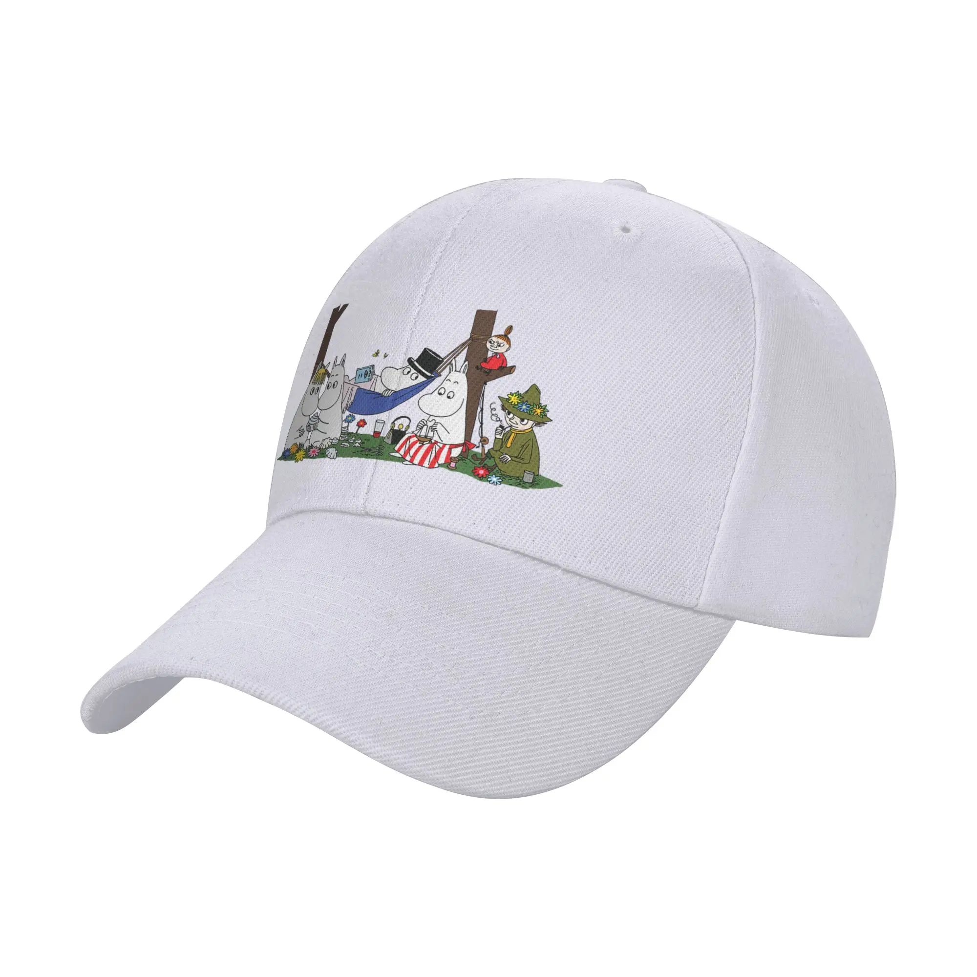 Moomings Family Relaxing Baseball Caps Men Women Fitted Trucker Worker Cap Hat Adjustable Snapback Caps Trucker Cap