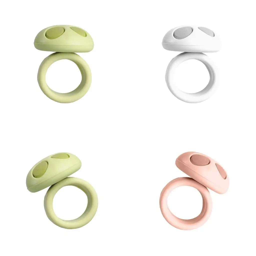 

652F Silicone Door Bumpers Thick Wall Protectors Quiet Mushroom Styles Without Holes