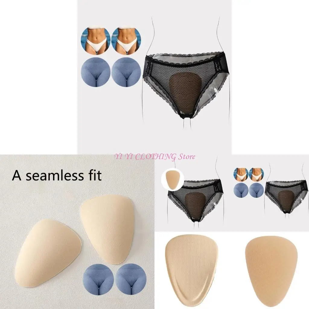 N5KF Cameltoe Cover Foam Inserts for Women Cameltoe Concealer Panty Liner Underwear Swimsuit Invisible Privacy Guard Pad