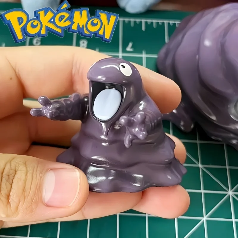 Hot Sale Pokemon Action Figure Muk Scale World Pvc Model Objects Desktop Collection Ornament Dolls Childrens Birthday Cute Gifts