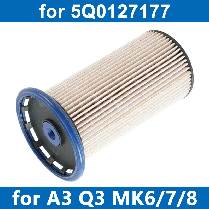 1/6PCS Car Fuel Filter 5Q0127177 For A3 Q2 Q3 TT ARTEON CADDY MK7 T-ROC TOURAN KODIAQ OCTAVIA SUPERB LENO 1.6D 2.0D Engine 2012~