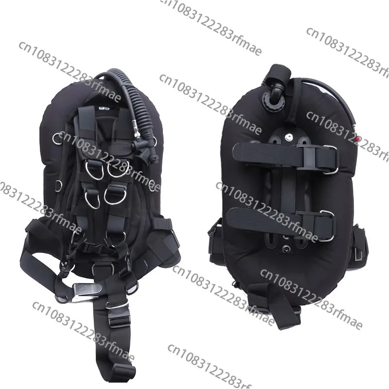 Buoyancy Compensator Professional Diver Gear,Black 30Lbs Scuba Diving Snorkeling Donut Wing Single Tank 1PC