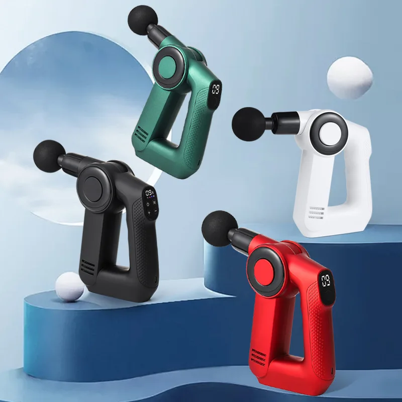 New 2024 Products Vibration Massage Device Deep Tissue Percussion Muscle Relax Massager Cordless Therapy Hot Cold Massage Gun