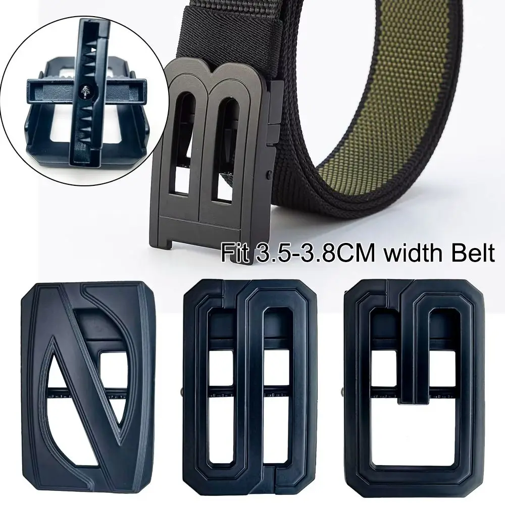 موضة الدورية 3.8 سنتيمتر حزام مشبك سبيكة فاخرة تصميم حزام التلقائي مشبك الجوف رسالة الأعمال مشبك للرجل