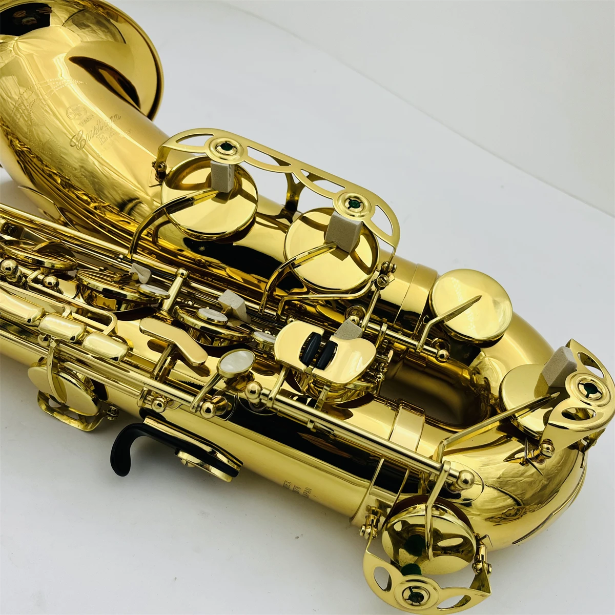 Real Pictures YTS-875EX Tenor Saxophone Brass Plated Shell Decoration Professional Woodwind Instruments With Sax Accessories