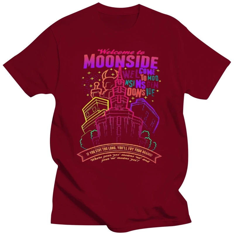 Welcome to Moonside T Shirt moonside fourside earthbound mother 2 snes video game fanart ness