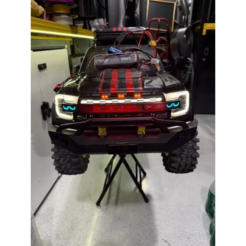 LED Lighted Front Grille Emblem for CROSSRC XX2 XXL2 1/5 RC Crawler –3D Printed Upgrade Part, Plug & Play, No-Drill Installation