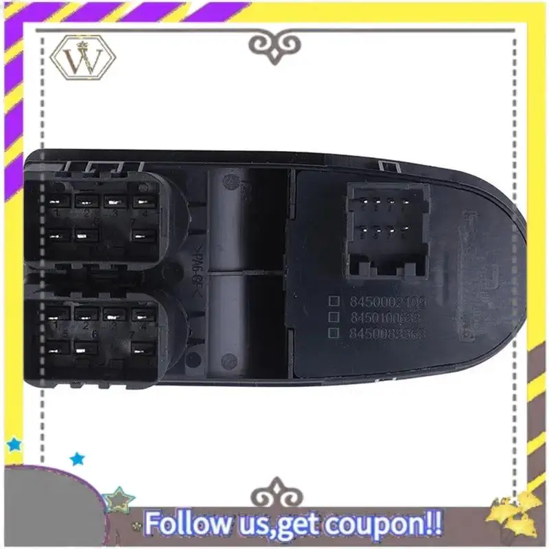 

ABXV-Car Power Window Switch Button For Lada 8450002109 8450100633 8450083363