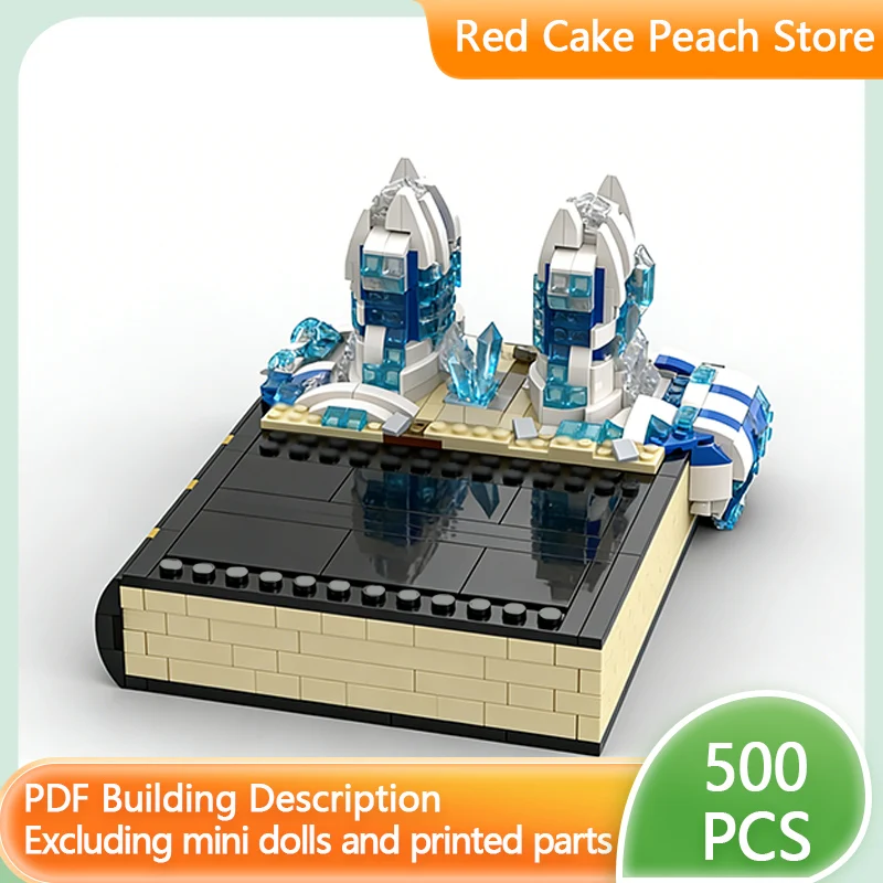 

Модель «Городская улица» MOC, конструктор из строительных блоков «Пересечение Красного моря», модульная технология, детские праздничные подарки, игрушки для сборки, набор