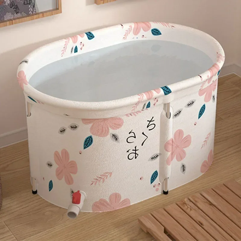 Portable Adult Folding Bathtub, Whole Body Steam Bath, Inflatable Tub for Home Spa, Children's Swimming Pool, Easy Storage