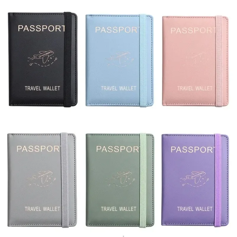 RFID Blocking Passport Cover Case Vintage Passport Holder Sleeve Multi-Function with ID Credit Card Slot Passport Protector Case