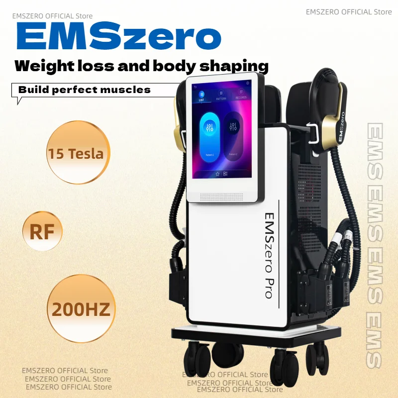 Emszero Neo RF Machine 2024 Body Weight Loss, Slimming and Shaping HIEMT Electromagnetic Stimulation of Muscles