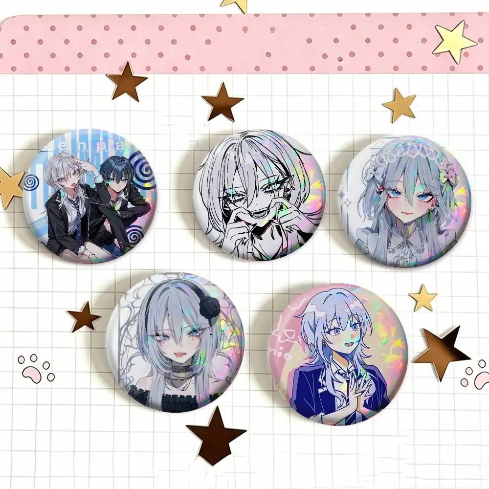 Haimiya Senpai Wa Kowakute Kawaii   Badge 25 32 44 58 75 mm Round Fans Collect Friends Gifts Brooch Souvenir