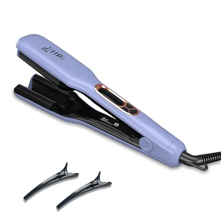 

Hair Iron, Hair Brush, Pumped-Up Volume, Adjustable Temp, 360 ° Tail Rotation, Lasting Volume, for Short Or Thin Hair, Dual Vol