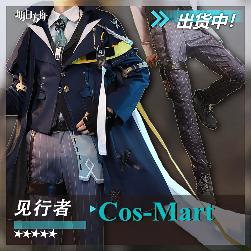 Cos-Mart Game Arknights Enforcer Cosplay Costume Fashion Handsome Combat Uniforms Male Activity Party Role Play Clothing M-XXL