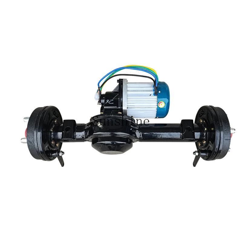 

Engineering low speed 1 ton brushless motor rear axle assembly 48v60V1500W electric tricycle axle controller