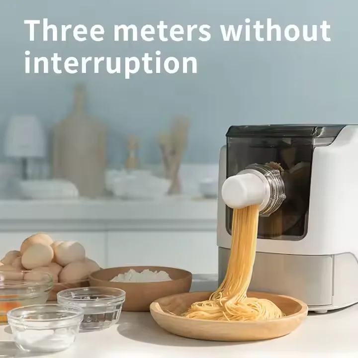 Macchina per pasta fresca elettrica automatica Piccola macchina per noodle macaroni per uso domestico Motore 220V Mulino per farina fresca Pasta Noodle Macaroni