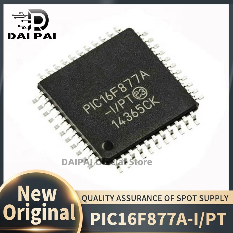 (5-10Pcs/Lot) 100% New original PIC16F877A-I/PT PIC16F877A  