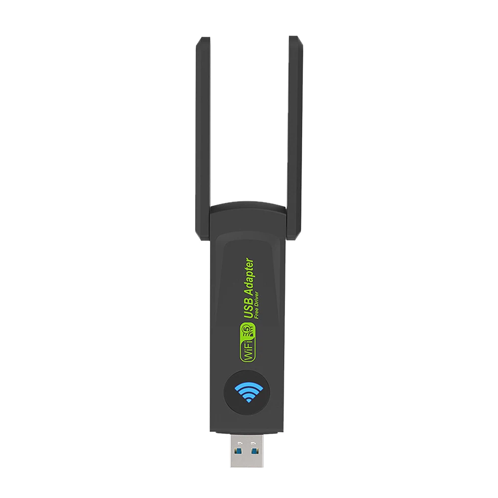 อะแดปเตอร์3.0 WiFi USB 600Mbps ตัวรับสัญญาณการ์ดเครือข่าย dongle Wi-Fi ไร้สาย2.4G/5GHz สำหรับคอมพิวเตอร์ตั้งโต๊ะแล็ปท็อป