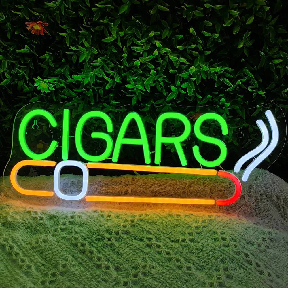 Ineonlife Smoking Cool Neon Sign LED Lighting Indoor Art Hanging Wall Decorations For Festive Party Room Bar Bedroom Restaurant