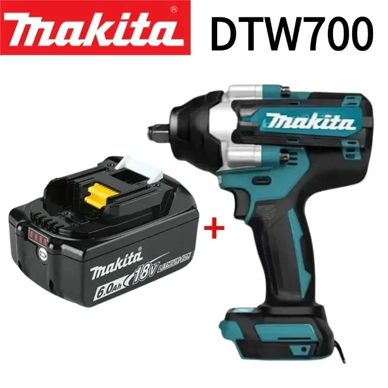 

2024 НОВЫЙ Makita 18 В DTW700 1800 Нм бесщеточный электрический беспроводной ударный гайковерт с крутящим моментом 1/2 дюйма литий-ионный аккумулятор для Makita 18 В