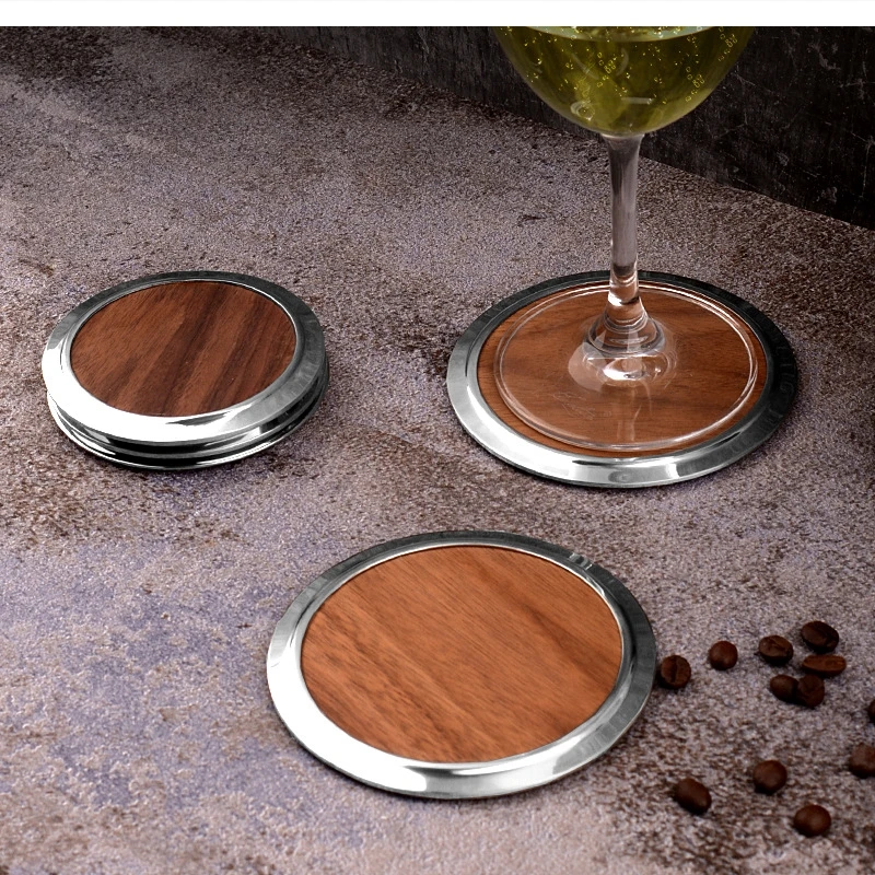 

Нержавеющая сталь, черный орех, чай, деревянная изоляция, 3 шт., набор кунг-аксессуаров