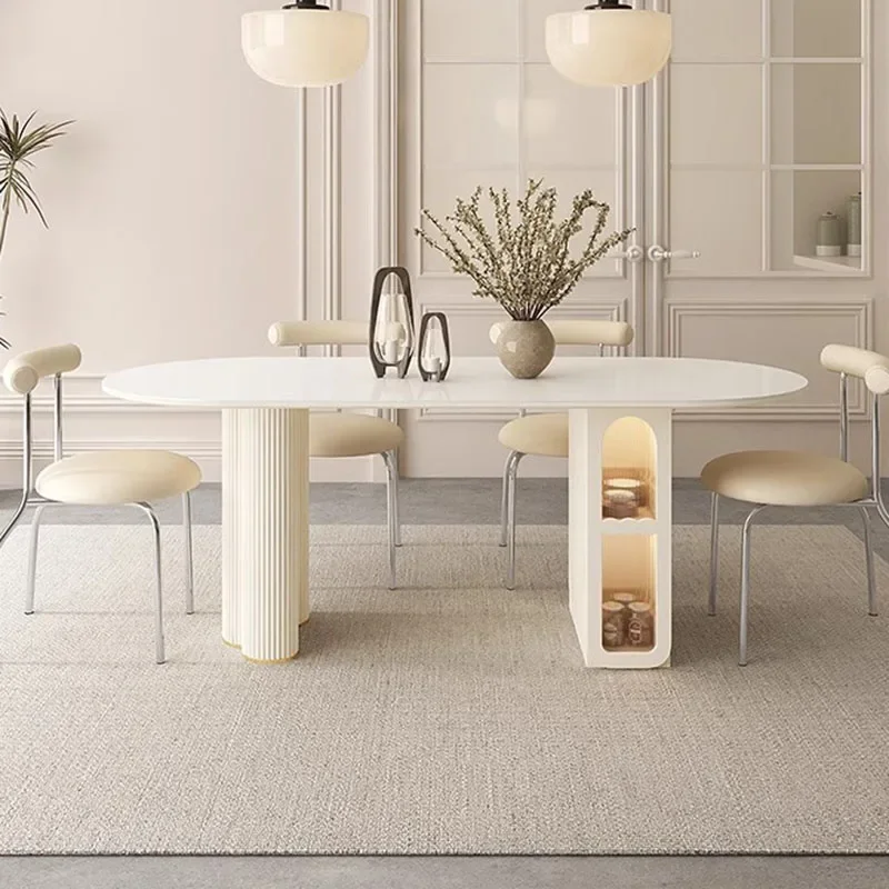 

Centerpiece Luxury Dining Table Ornaments Extendable Folding Coffee Dining Table Chairs Set Free Shipping Comedores Furniture