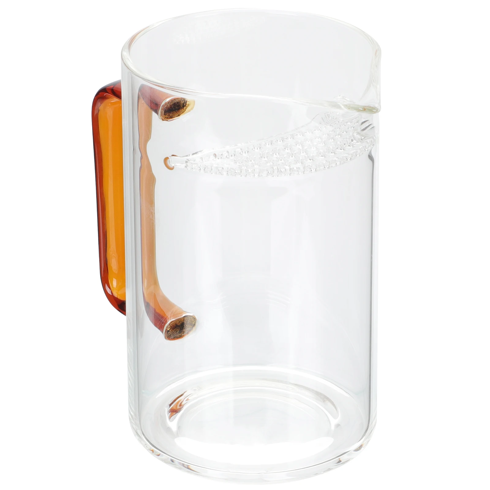 

Exquisite Glass Coffee Pitcher Ergonomic Handle Design Stain Resistant Easy Clean Tea Dispensing Cup for Daily Use