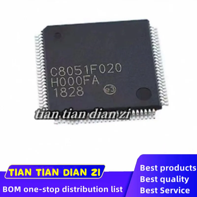 1pcs /LOT C8051F020 C8051F020-GQR TQFP100 8-bit flash microcontroller IC chip IC CHIPS IN STOCK