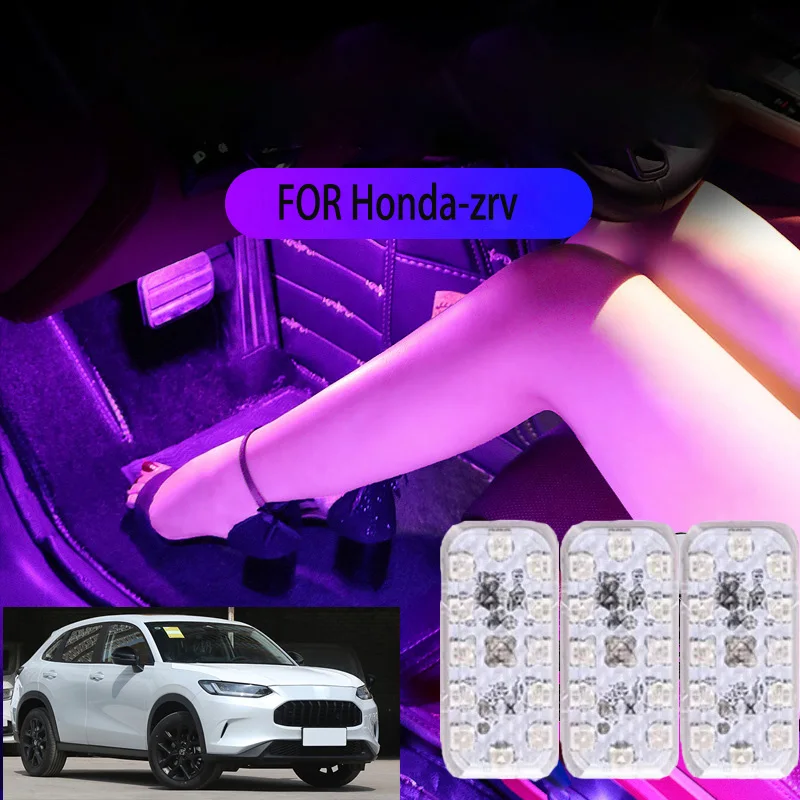 

FOR Honda-zrv Car Interior Ambient Foot Light Atmosphere Decorative Lamps Party decoration lights Neon strips