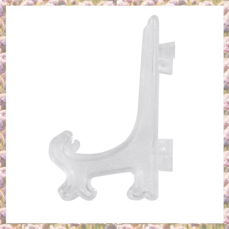 

3 Inch Clear Plastic Stand Cookie Holder Display Stand Place Card Holder Display Easels At Weddings(120 Pack)
