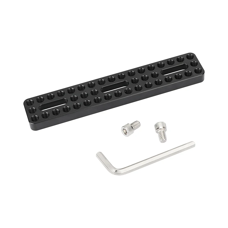 CAMVATE Camera Baseplate Extension Long Cheese Plate With Multiple 1/4\