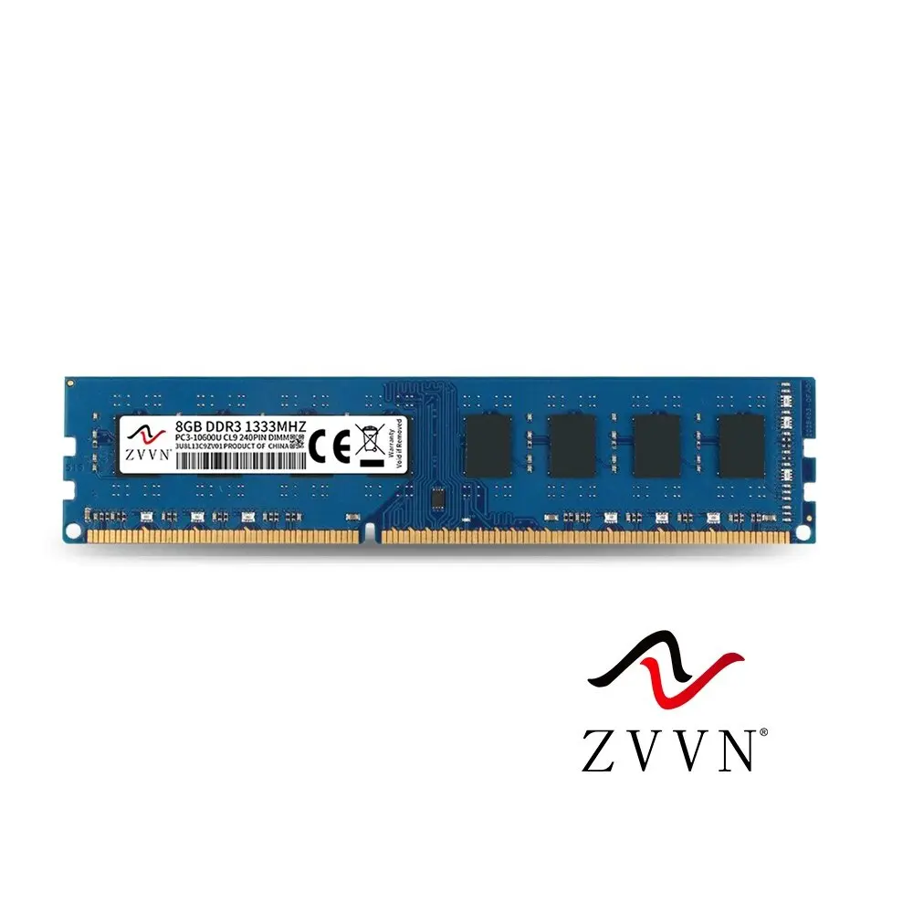 

Память для настольных ПК ZVVN, 8 ГБ DDR3 1333 (PC3 10600), 1,5 В, DIMM RAM CL9, компьютер, синяя модель 3U8L13C9ZV01
