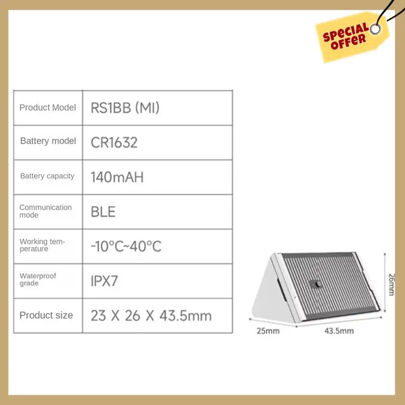 Датчик утечки воды, детектор затопления и дождя, IPX7, водонепроницаемый, 3 настройки чувствительности для домашней безопасности, работает-WMAN