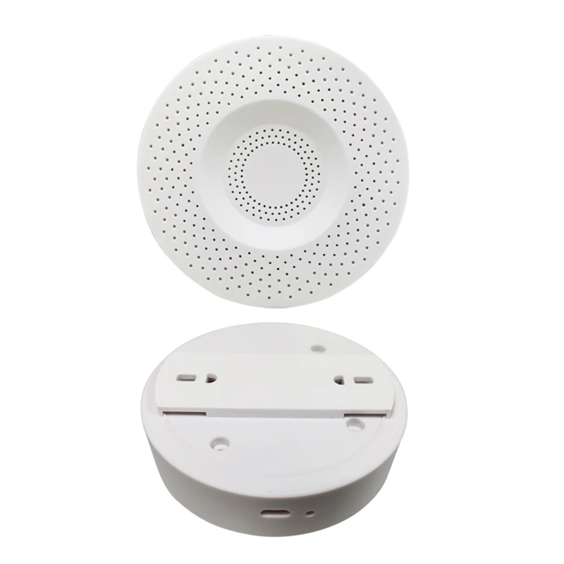 LK-S37 Type-C/Android Hole Smart Home Enclosure Smoke Sensor Case Humidity Sensor Housing Temperature Sensor Enclosure 90x25mm