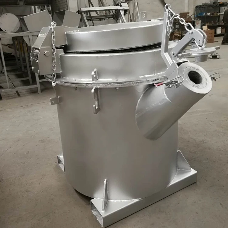 High Quality Forklift Aluminum Liquid Transfer Ladle with Teapot Type Structure