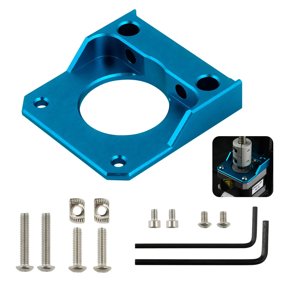 Z Axis Stepping Motor Fixing Holder Bracket for 3D Printer Stepper Motors Upgrade Base Mount For Ender 3 V2/Ender 3 Pro