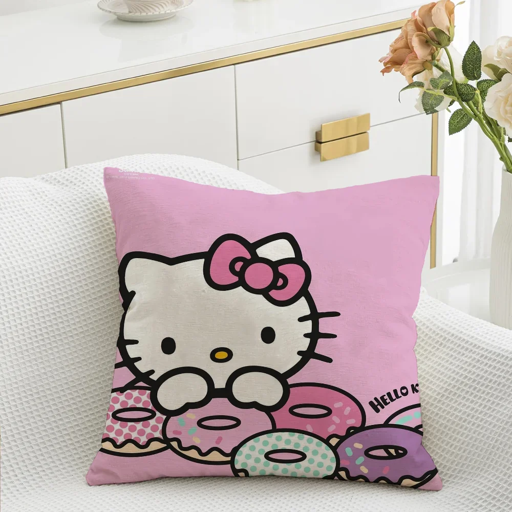 Throw Pillow Covers Hello Kitty Decorative Pillowcase Home and Decoration Decorative Pillows for Sofa Cushions Cover Cushion