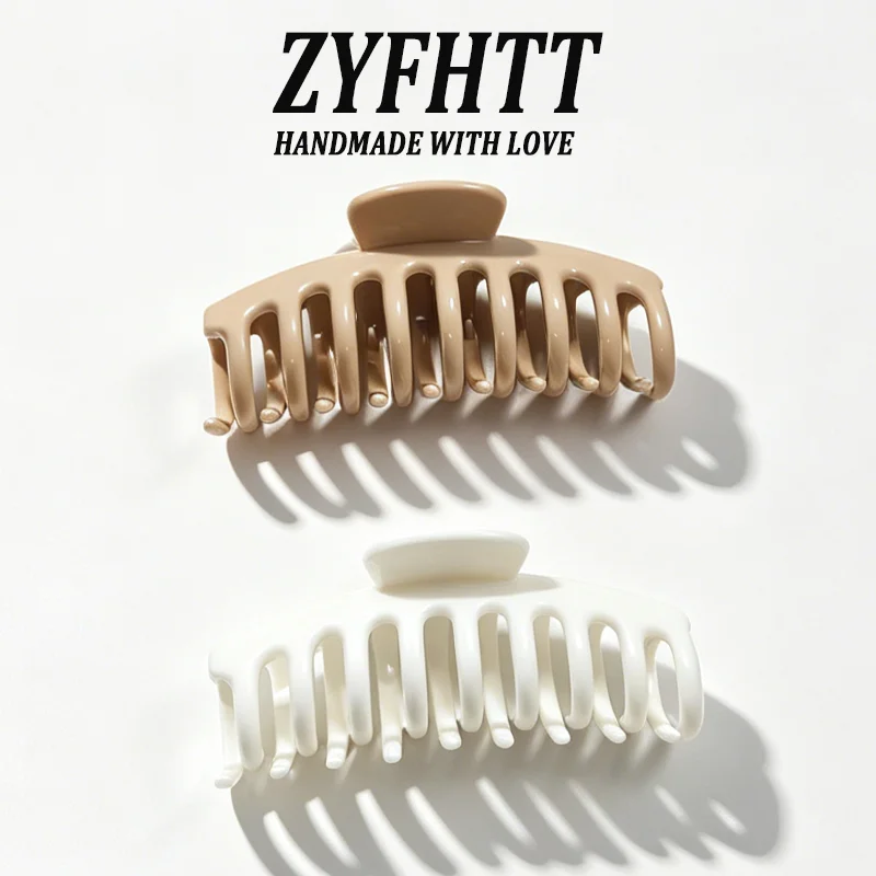 1/5 Stück ZYFHTT Weiche Silikon-Haarspange für Frauen, Täglicher Gebrauch, Koreanischer Stil, Haifischklammer, Modische Mädchen-Haarspange – Detail 23
