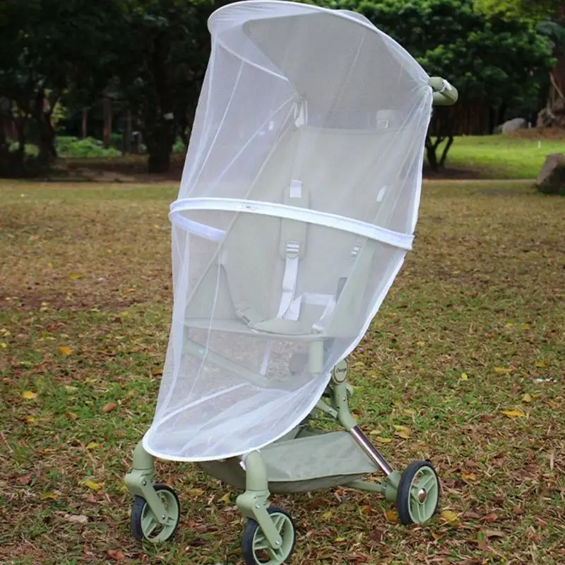 K1KC Pelindung Mesh Canopy Strollers Insect Insect For Strollers Lipat Boks