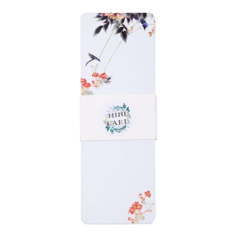 40 Pcs Vintage Gorgeous Flower Paper Bookmarks Teens Boys Girls Office School Gifts Book Accessories School Stationery
