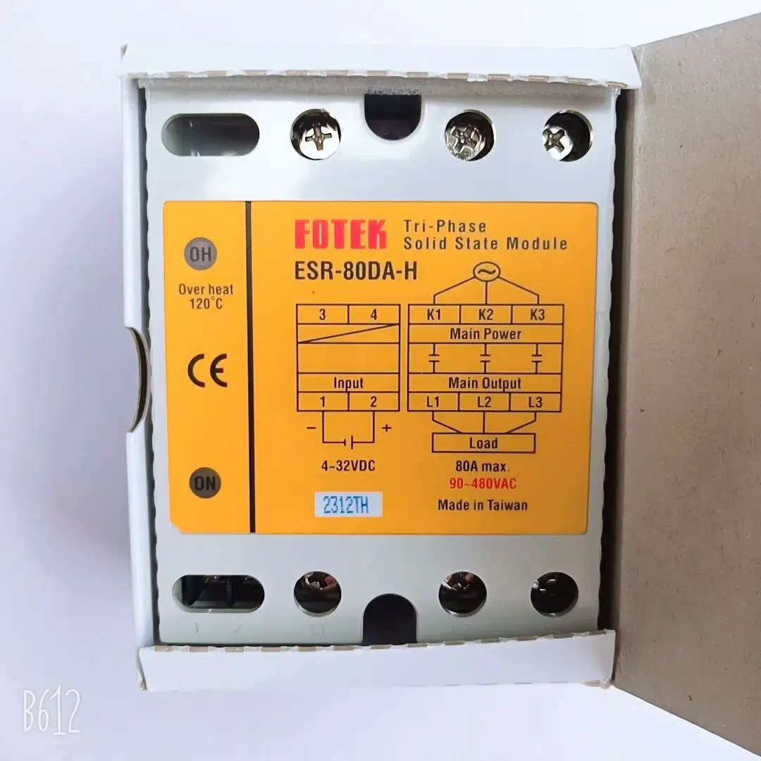 ESR-25DA ESR-25DA-H ESR-40DA ESR-40DA-H ESR-60DA ESR-60DA-H ESR-100DA-H Solid State Relay Module for PID Temperature Control