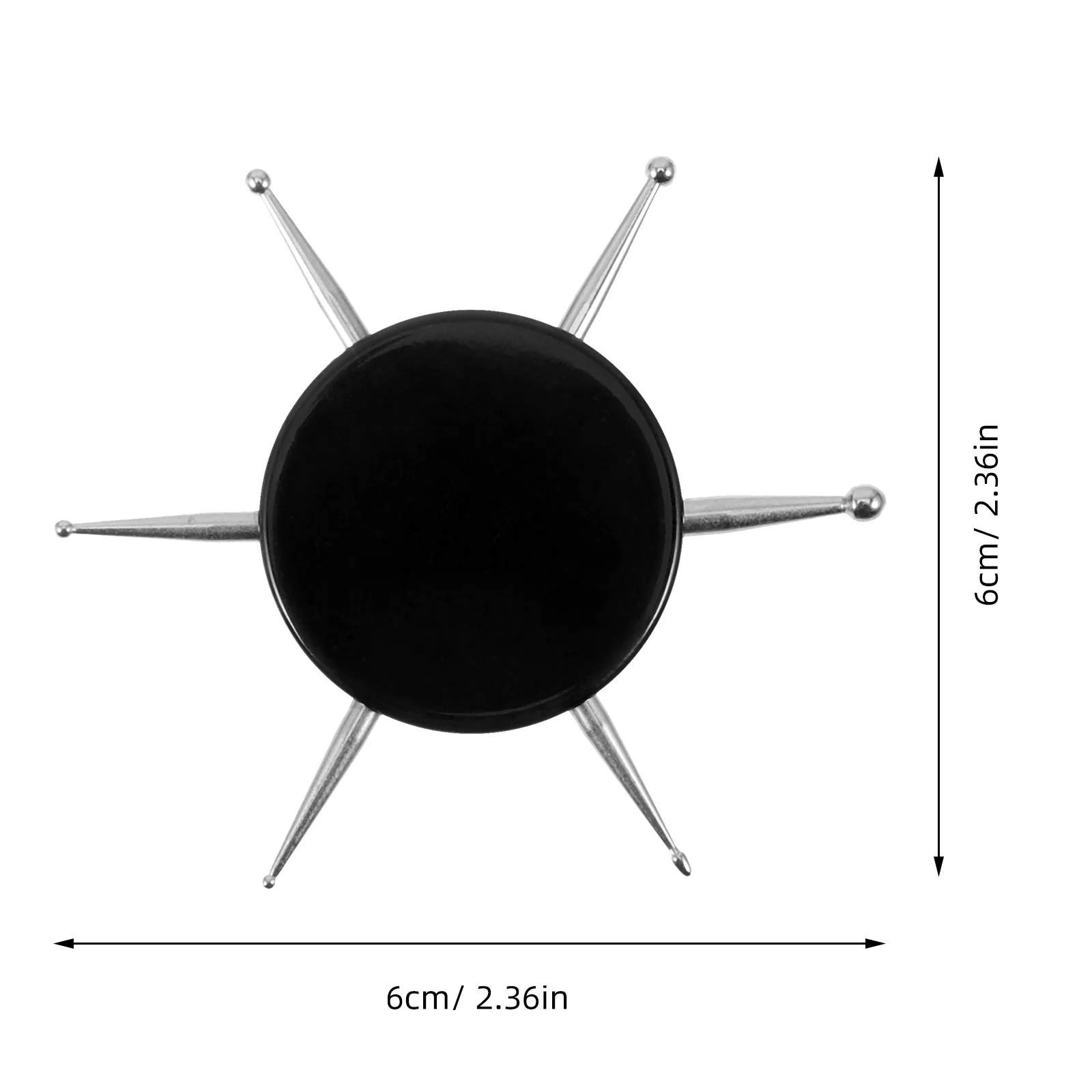 Zestaw narzędzi do paznokci 6 rozmiarów, narzędzia do manicure, malowania, do akrylowych paznokci, projektowania wzorów, precyzyjnych prac, okrągłe pisaki do zdobienia, DIY nail art