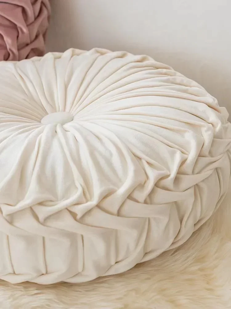 

1 шт. бархатная подушка для сиденья, подушка для заднего сиденья с тыквой, подушка для дома, татами, колесо, 35 см