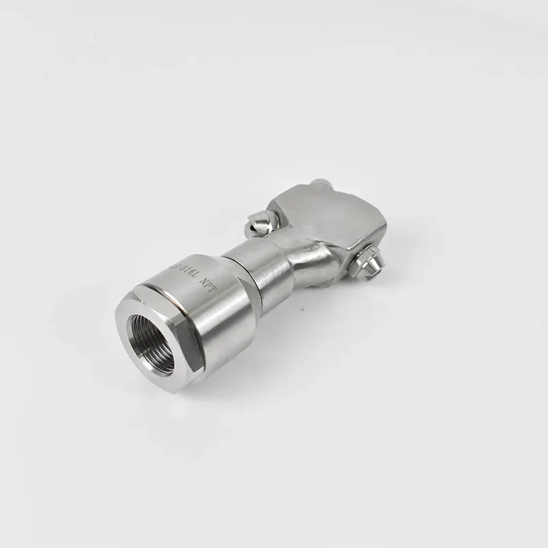 2025 Hot Sale 360° Stainless Steel Rotary Cleaning Nozzle Fan Spray Head for Bottle Jar Industrial Humidifier