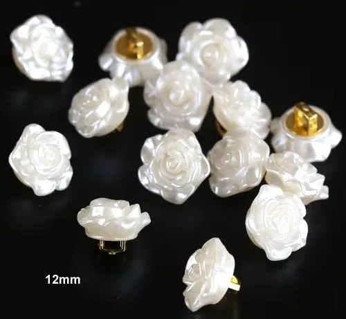 20pcs/lot Size:12mm Fashion Flower Peal Color Buttons Accessories Resin Shirt Buttons Decoration Sewing Accessories(KK-987)